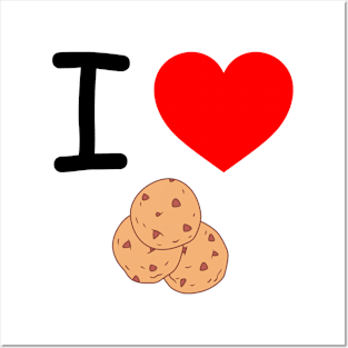 I Heart Cookies Posters and Art